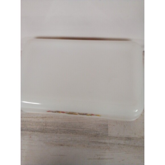 Vintage Fire King Anchor Hocking Chanticleer Rooster Casserole Dish - Picture 3 of 15